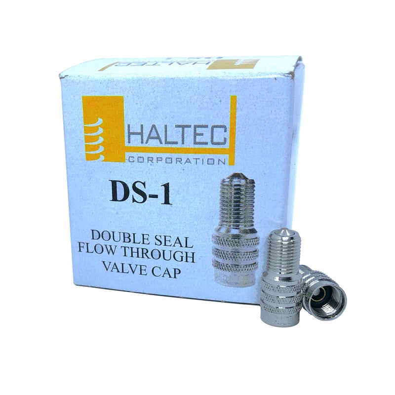 Haltec Set of 12 Double Seal Inflate Through Valve caps for Trucks RVs and Semis - Image 3